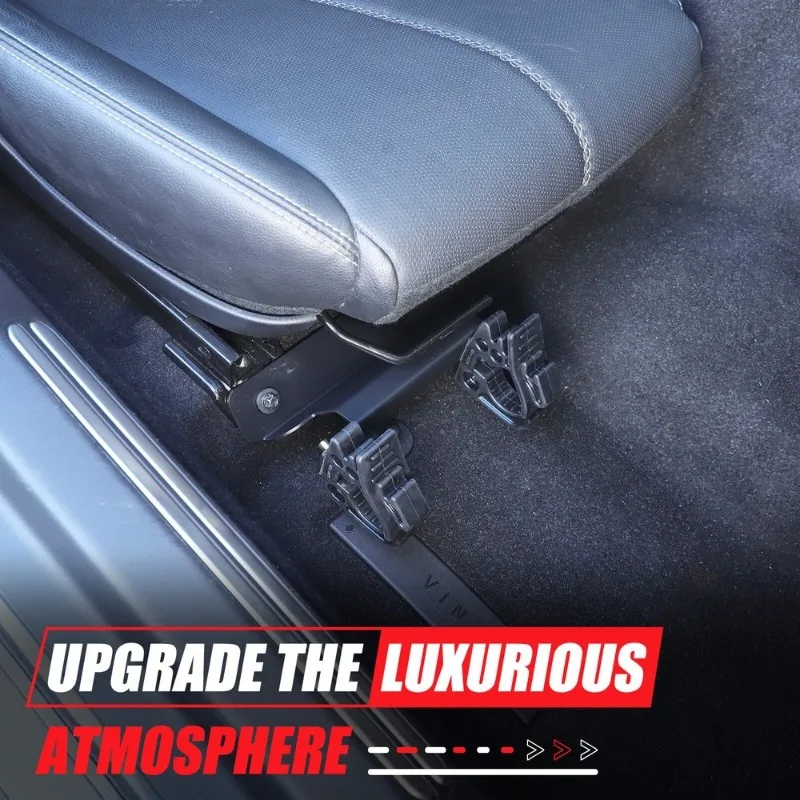 Car Accessories Under 1000 - Aluminum Alloy Black Car Under Seat