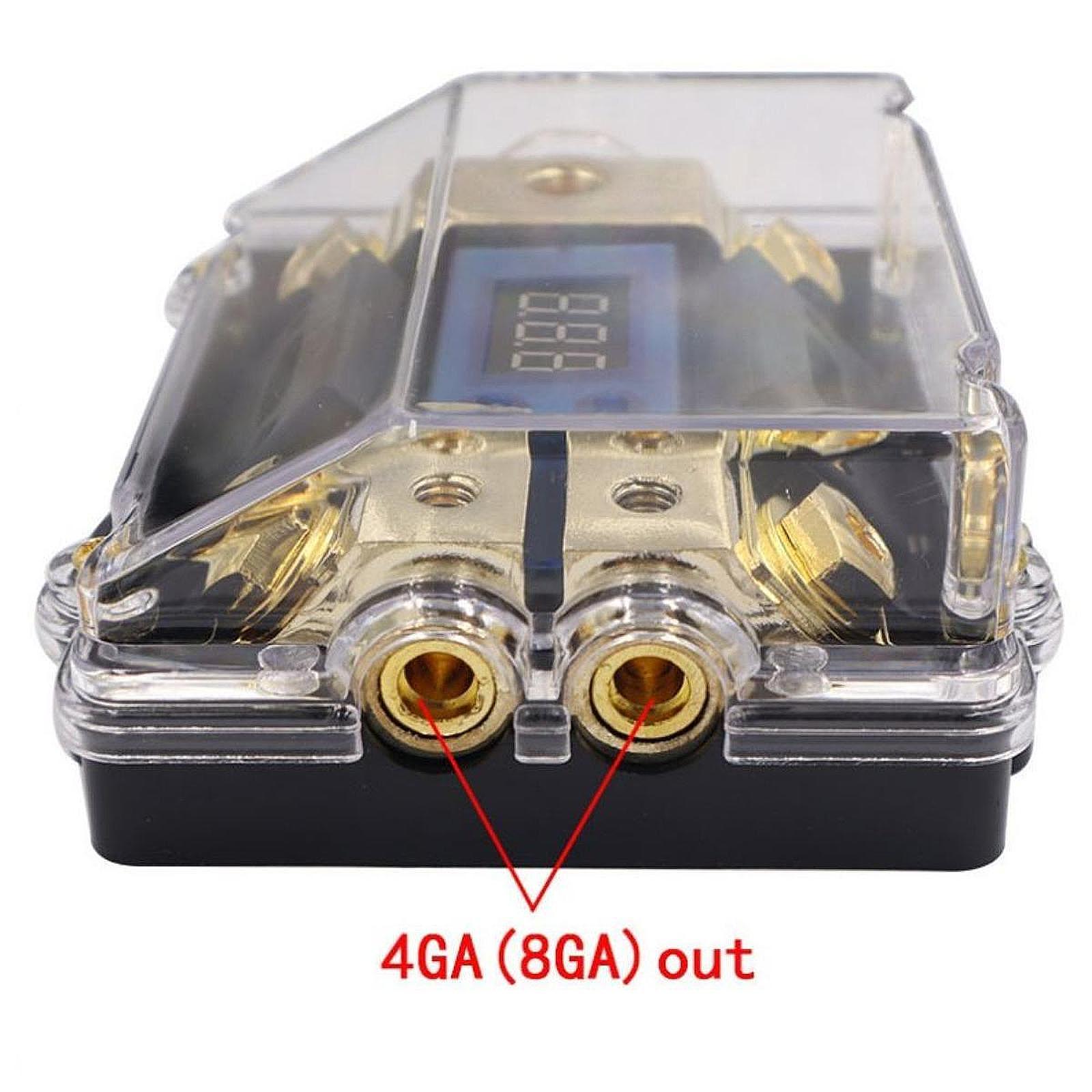 Fuse Holder Digital LED Voltag - Car Accessories Sound System บทวิจารณ์และราคา