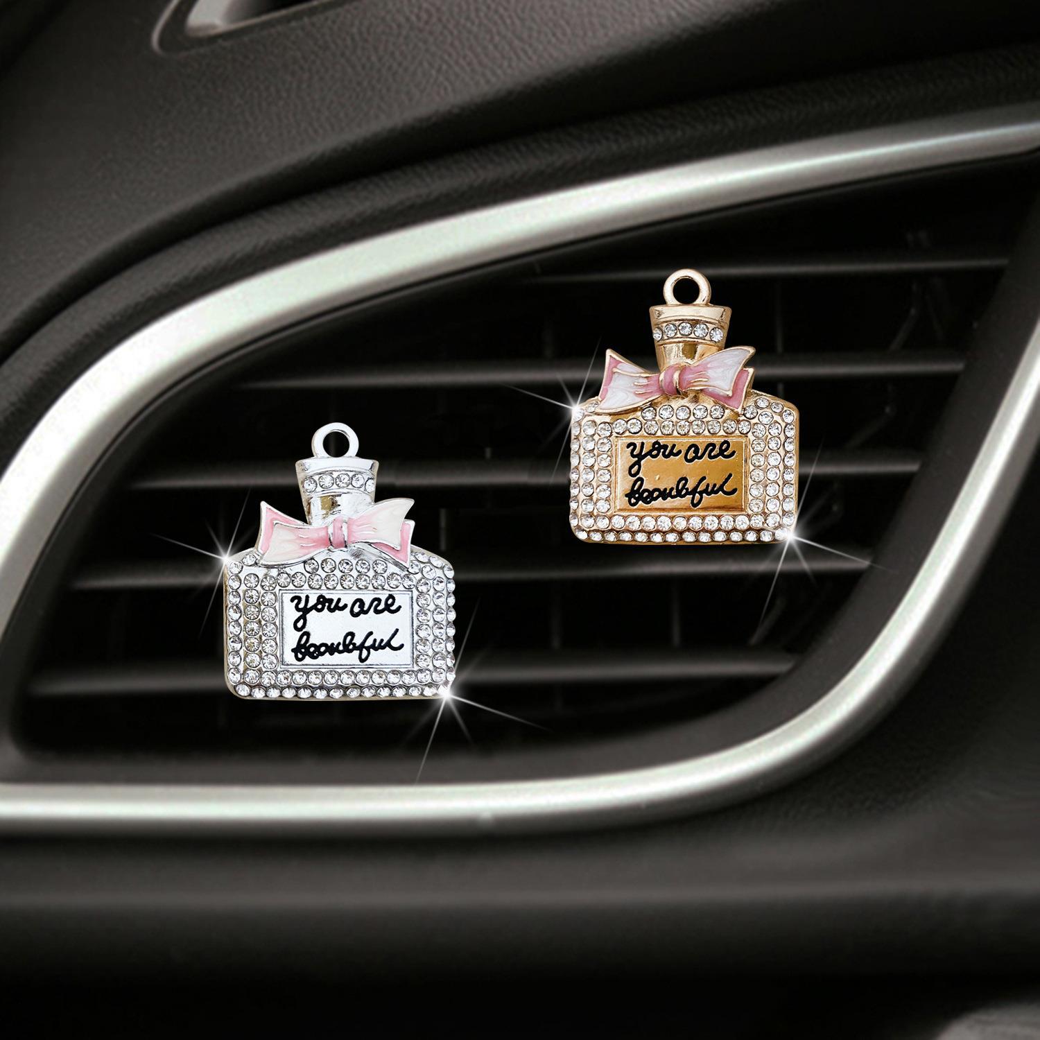 Diamond Bowknot Bottle Car Air - Car Accessories Juicy Couture บทวิจารณ์และราคา