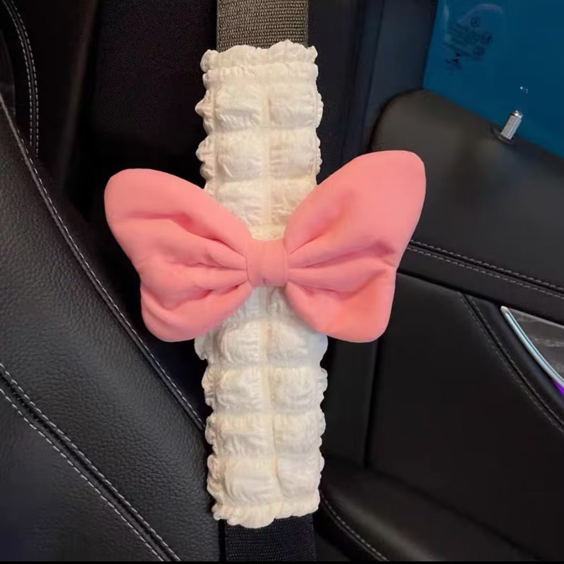 Cute Pink Bow Puff Plush Car S - Car Accessories Juicy Couture บทวิจารณ์และราคา