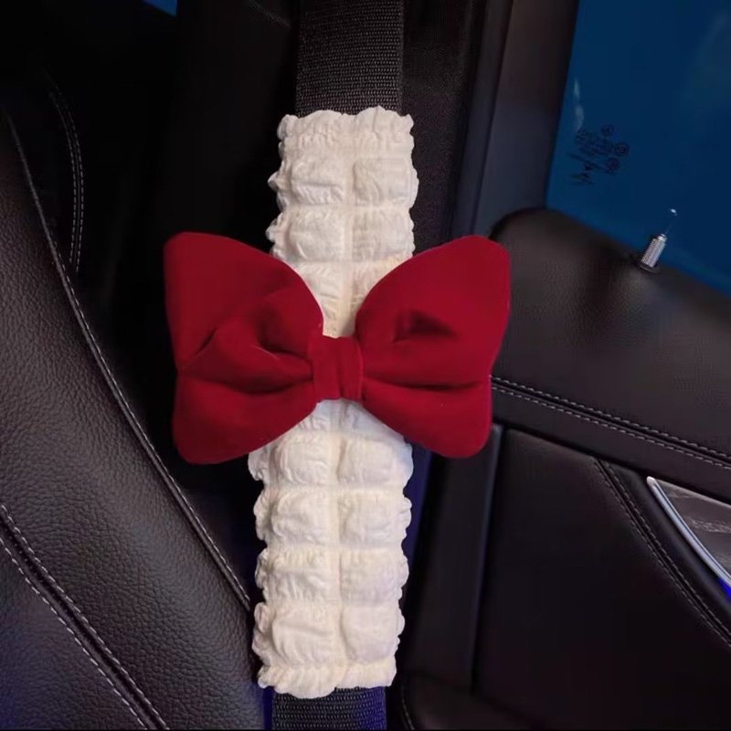 Cute Pink Bow Puff Plush Car S - Car Accessories Juicy Couture บทวิจารณ์และราคา