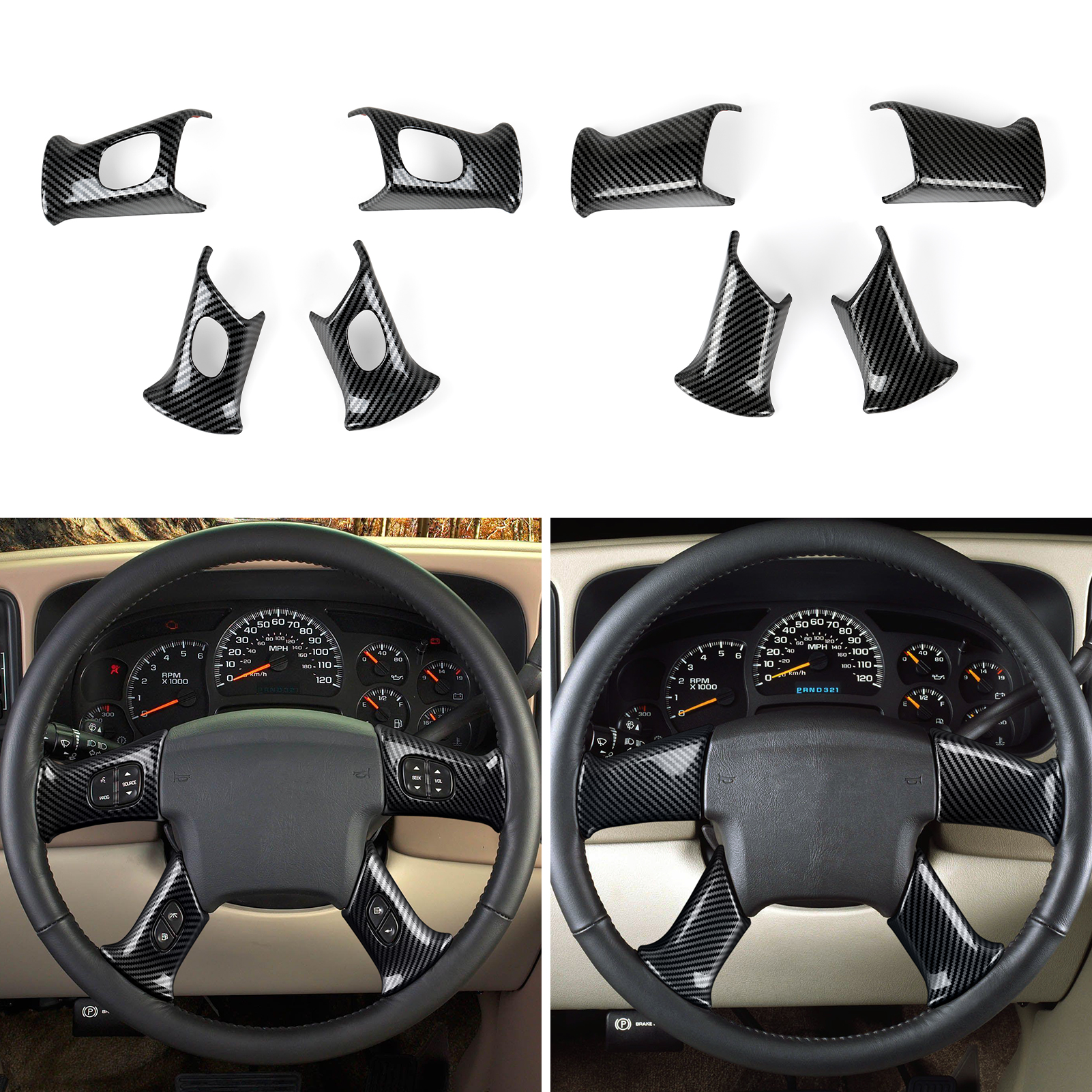 ABS Steering Wheel Panel Cover - Car Accessories Xl บทวิจารณ์และราคา