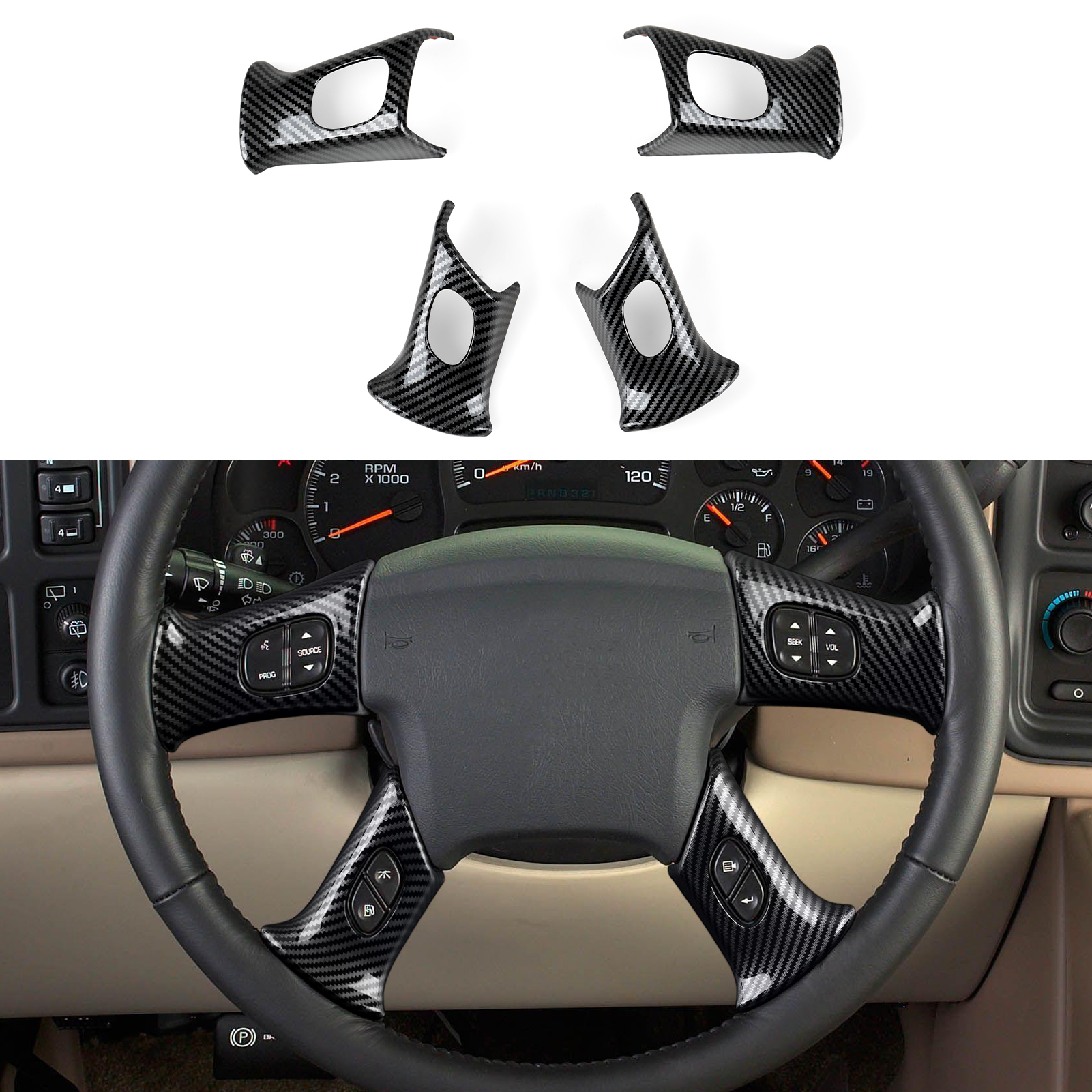 ABS Steering Wheel Panel Cover - Car Accessories Xl บทวิจารณ์และราคา