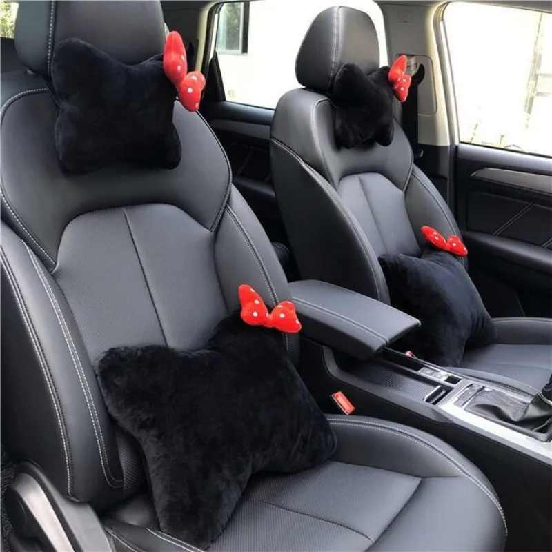 Cute Bowknot Car Headrest Neck - Car Accessories Juicy Couture บทวิจารณ์และราคา
