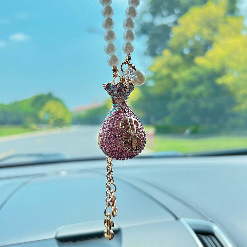 Creative Crystal Purse Rearvie - Car Accessories Juicy Couture บทวิจารณ์และราคา