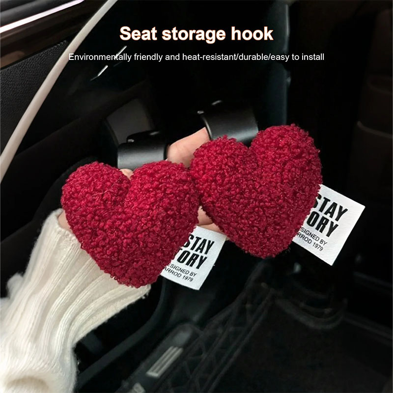 2 plush heart-shaped car hooks - Car Accessories Juicy Couture บทวิจารณ์และราคา