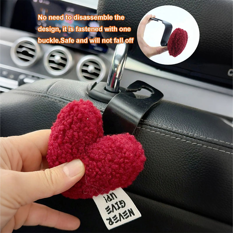 2 plush heart-shaped car hooks - Car Accessories Juicy Couture บทวิจารณ์และราคา